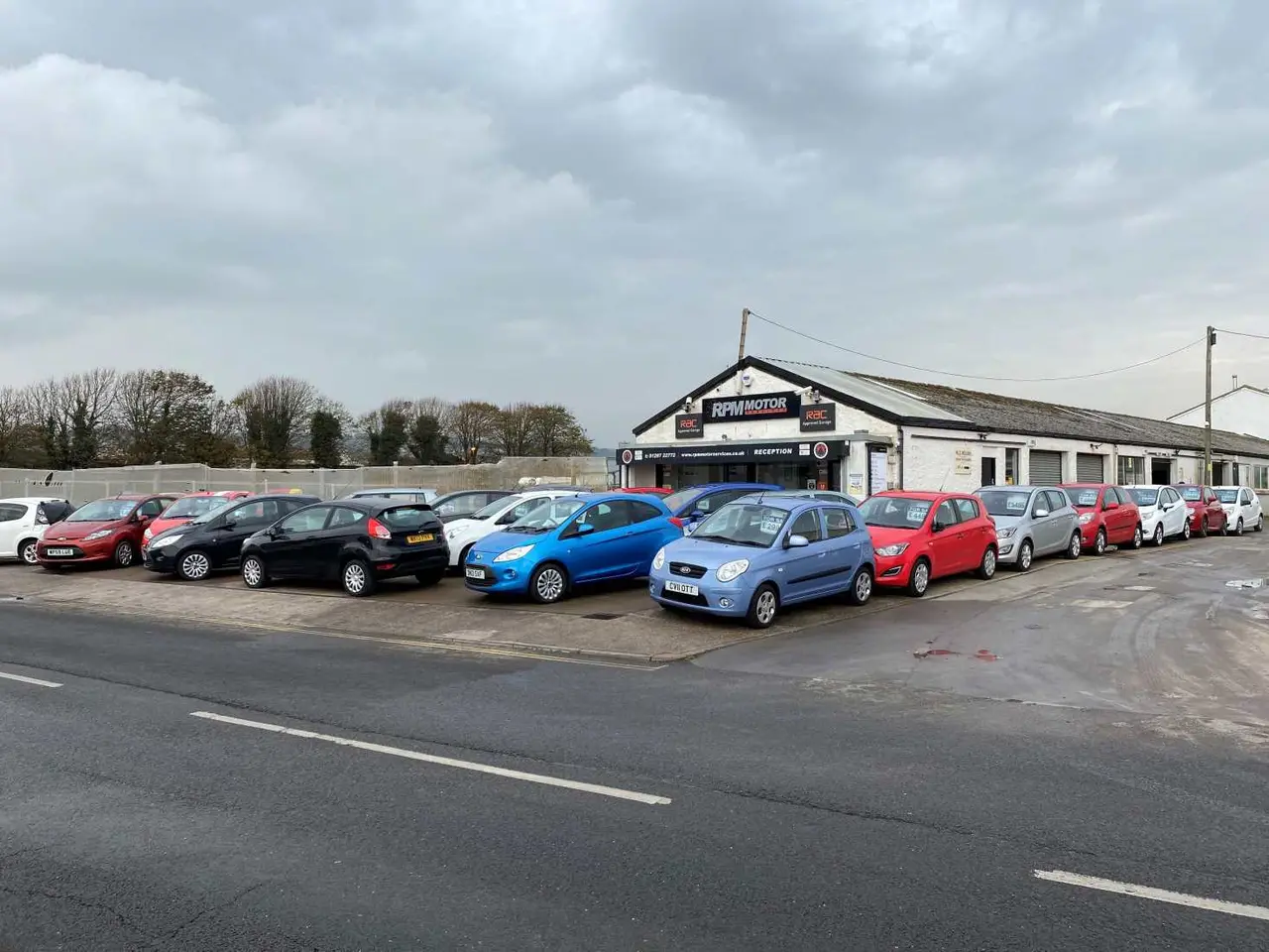 Used cars for sale on the forecourt RPM Motor Services Seaton